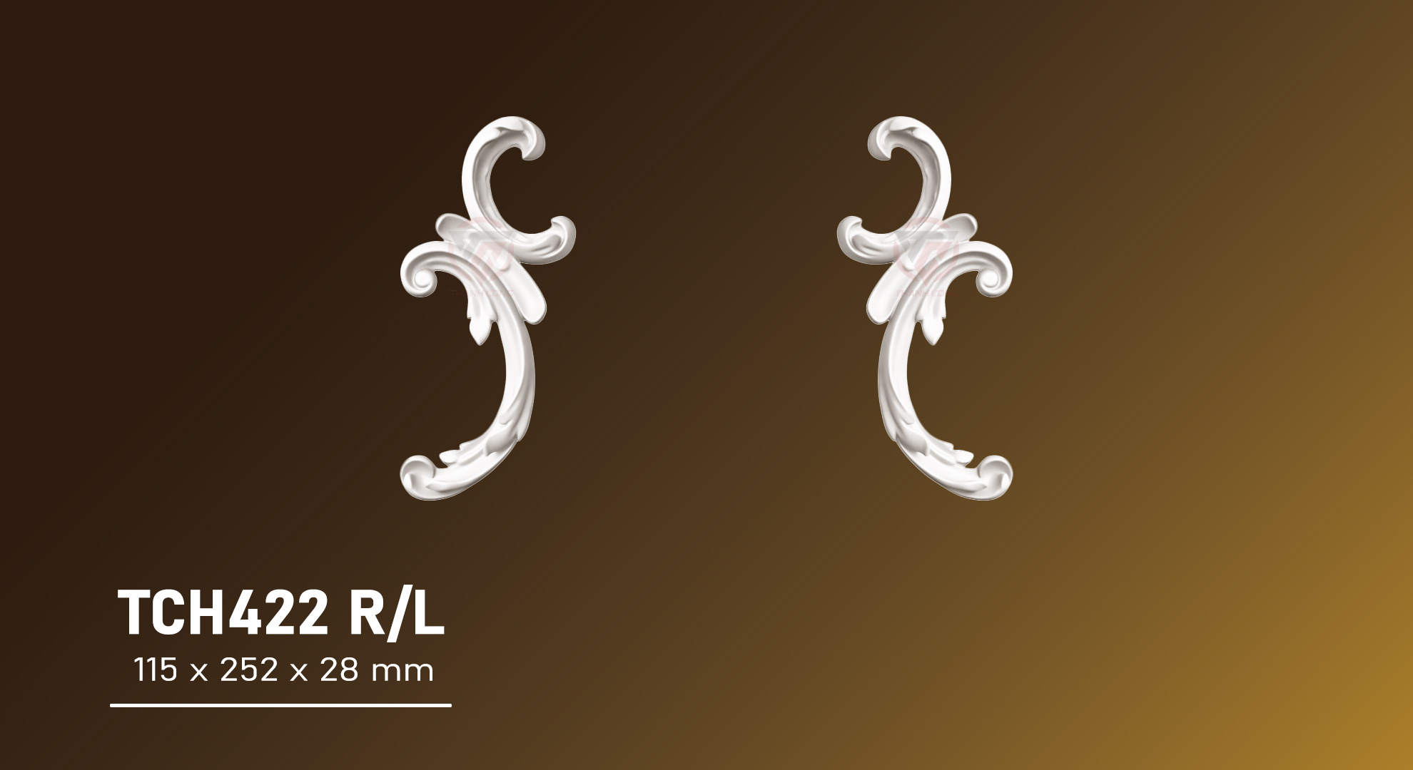 HOA VĂN TRANG TRÍ PU TCH422RL