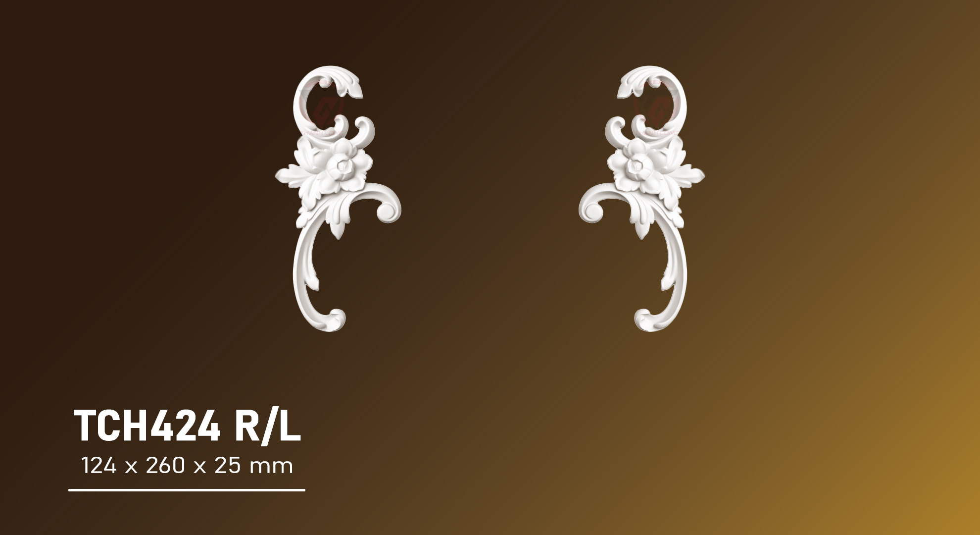 HOA VĂN TRANG TRÍ PU TCH424RL