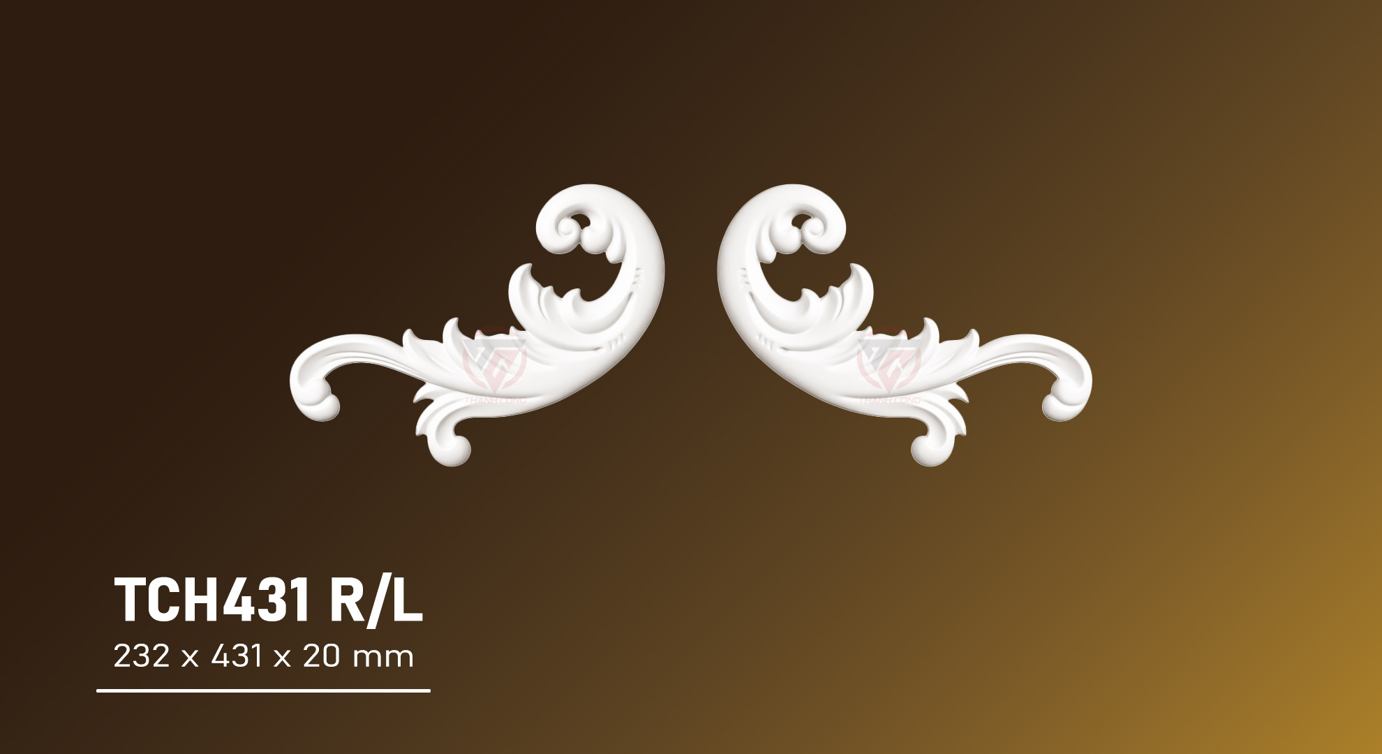 HOA VĂN TRANG TRÍ PU TCH431RL