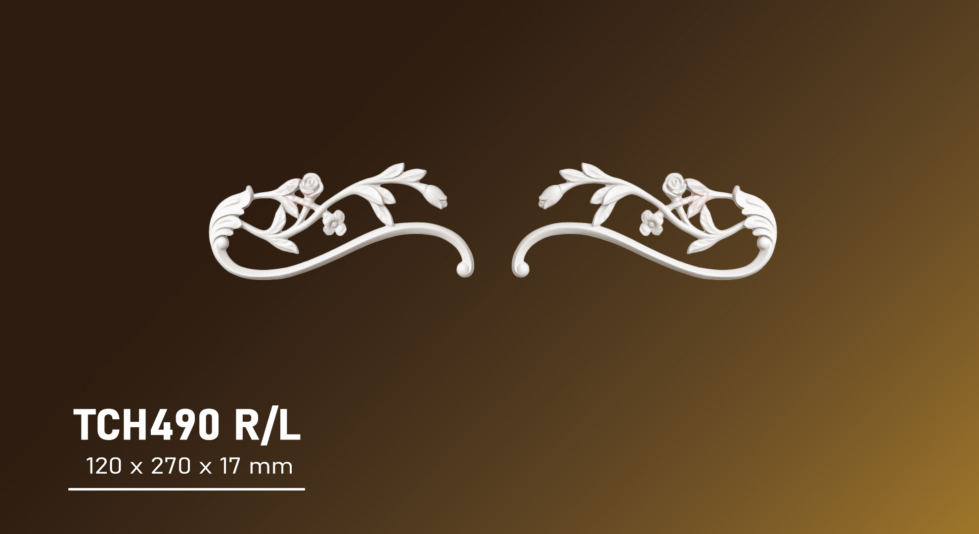 HOA VĂN TRANG TRÍ PU TCH490RL