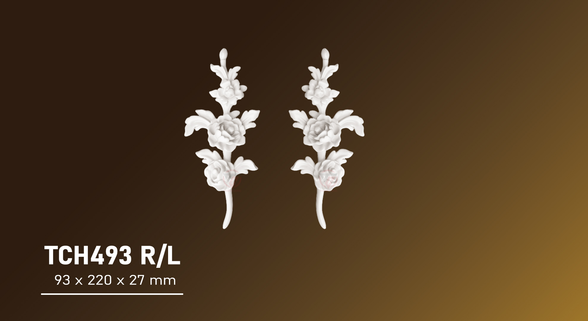 HOA VĂN TRANG TRÍ PU TCH493RL