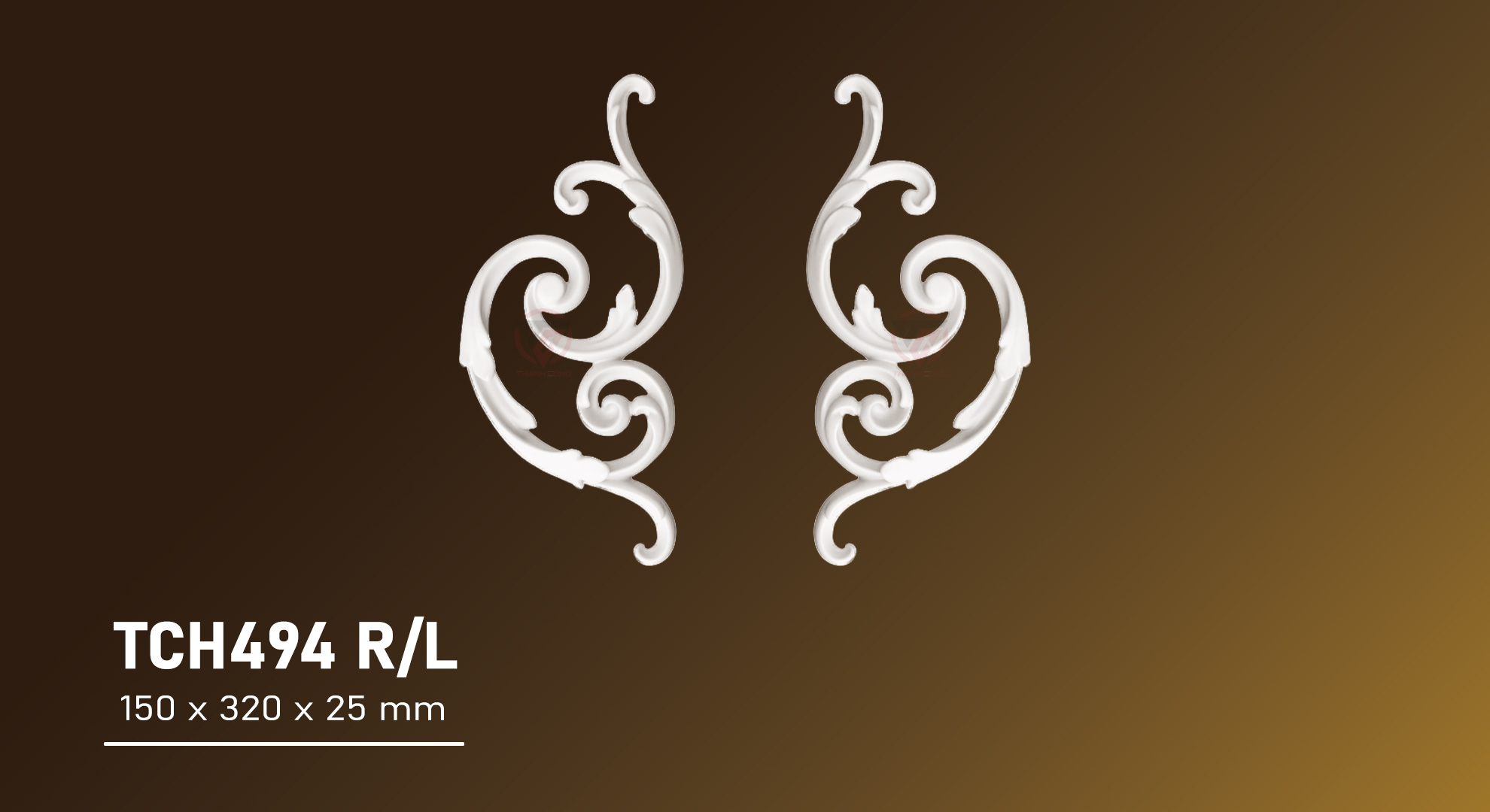 HOA VĂN TRANG TRÍ PU TCH494RL