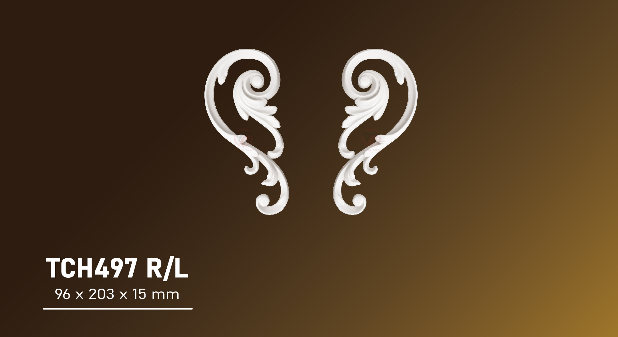 HOA VĂN TRANG TRÍ PU TCH497RL