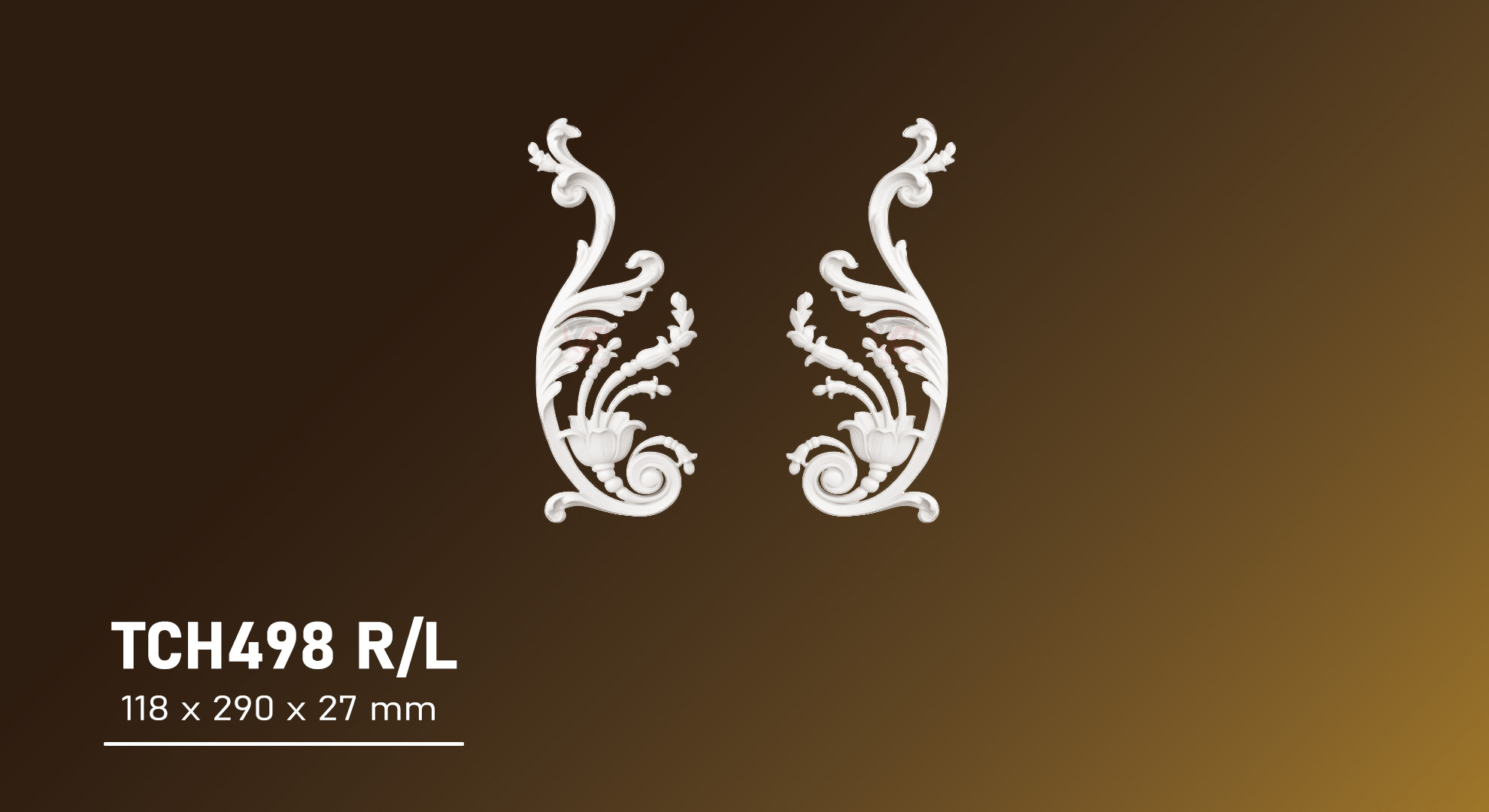 HOA VĂN TRANG TRÍ PU TCH498RL