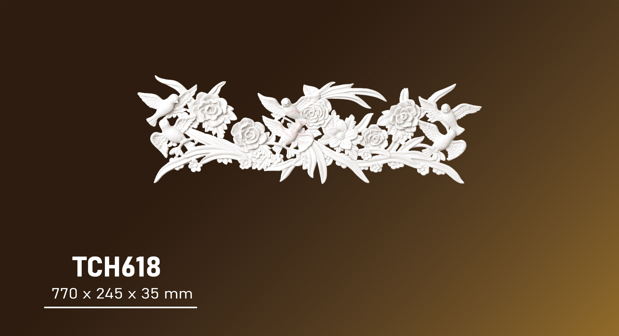 HOA VĂN TRANG TRÍ PU TCH618