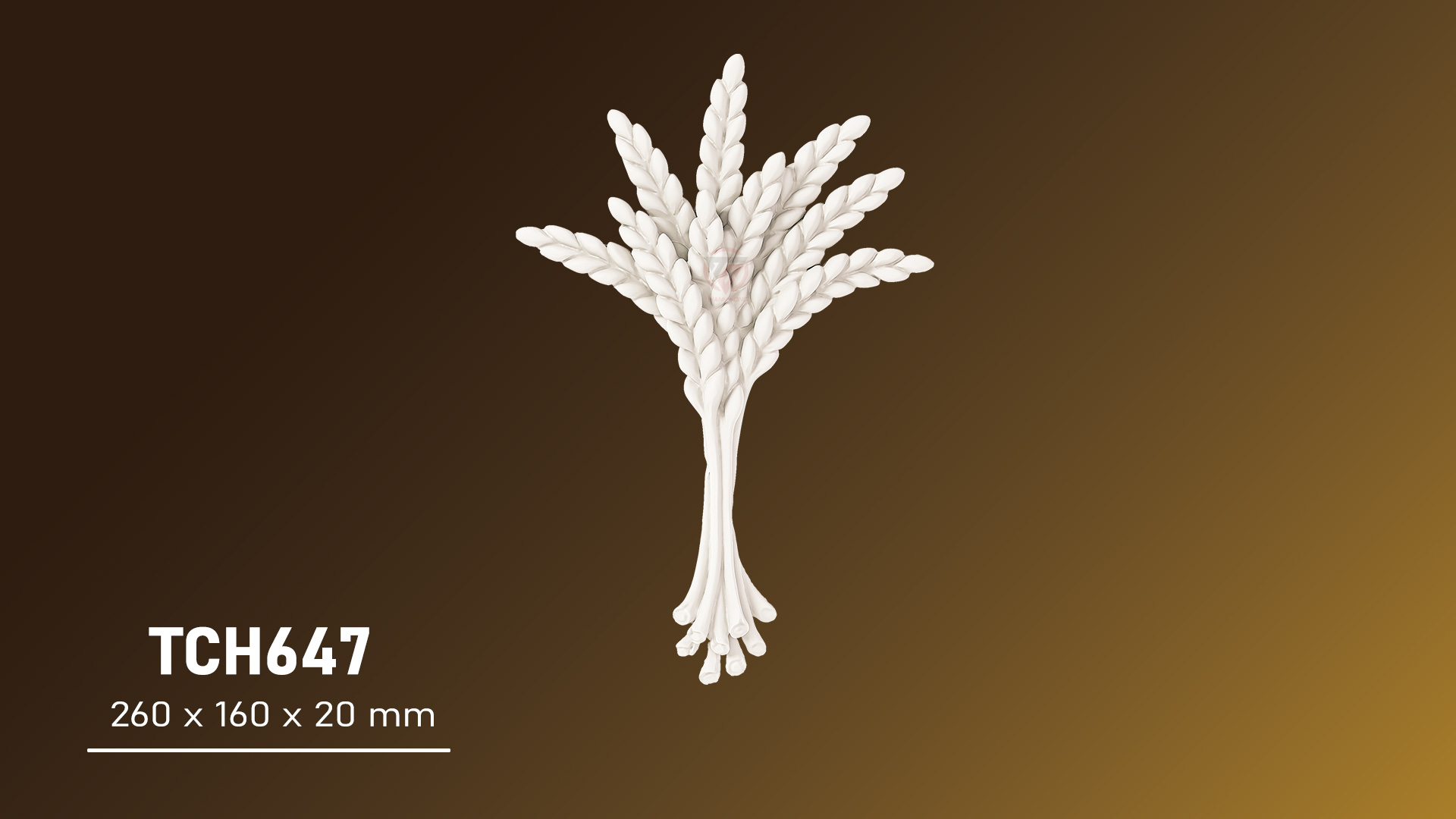 Hoa văn trang trí PU TCH647